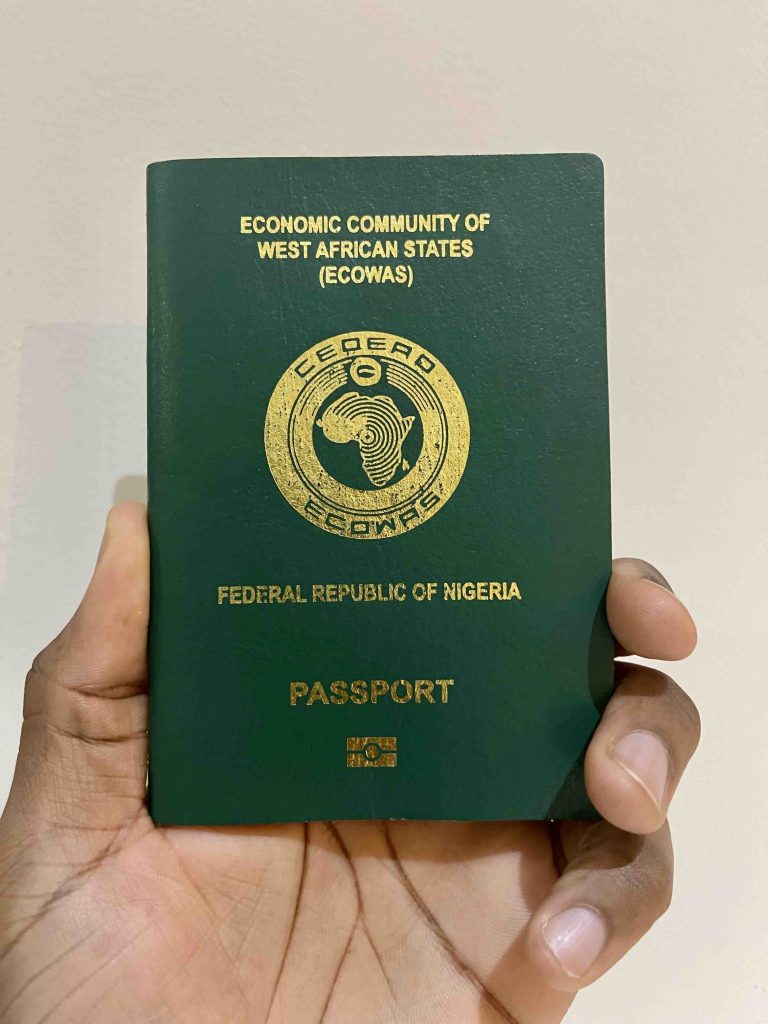 Nigerian passport - Johannesburg consulate