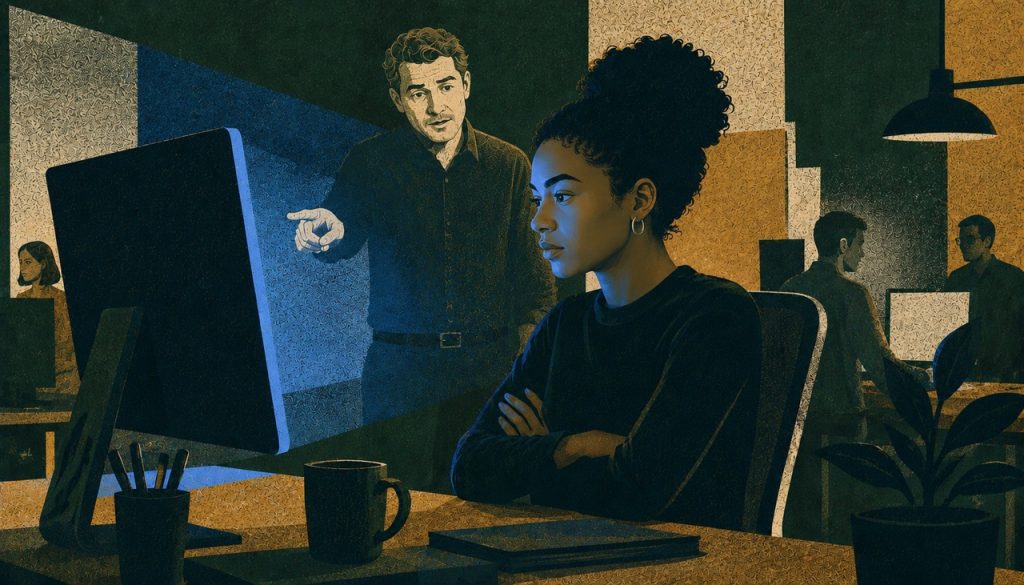 Focused collaboration in a modern office